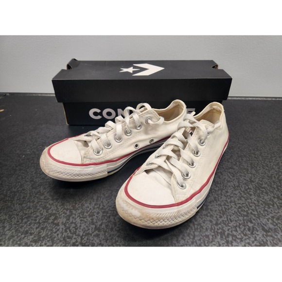 Converse Shoes Men's Size 4.5 Optic White Chuck Taylor All Star Ox Low Sneakers - Picture 1 of 13